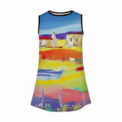 Rural Cottages Children's Sleeveless Dress