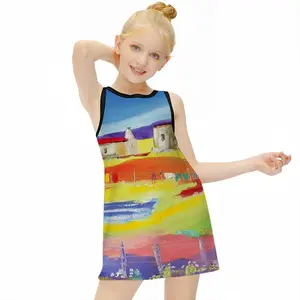 Rural Cottages Children's Sleeveless Dress