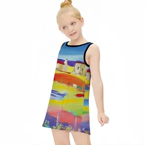 Rural Cottages Children's Sleeveless Dress