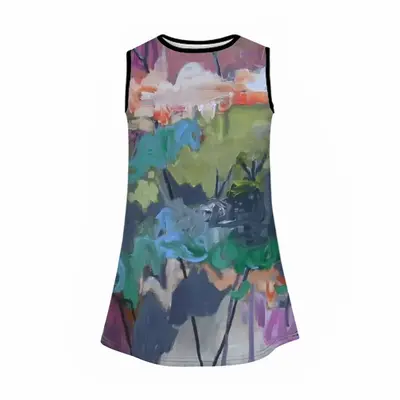 Flowers In The Fall Children's Sleeveless Dress