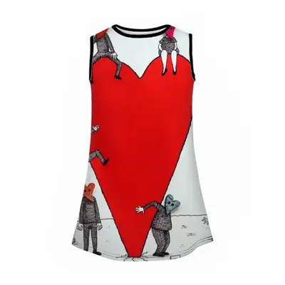 Love Is All Around Children's Sleeveless Dress