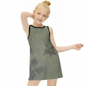 Clematis Vine Children's Sleeveless Dress