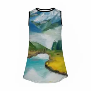 Beauty Of Lake Children's Sleeveless Dress