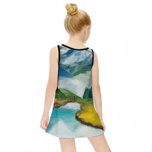 Beauty Of Lake Children's Sleeveless Dress