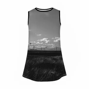 Far North Wind Turbine Children's Sleeveless Dress