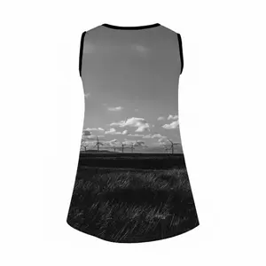 Far North Wind Turbine Children's Sleeveless Dress