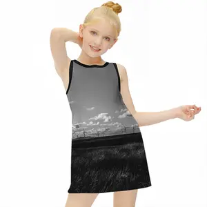 Far North Wind Turbine Children's Sleeveless Dress