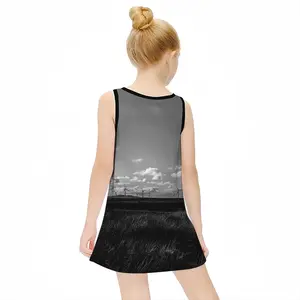 Far North Wind Turbine Children's Sleeveless Dress