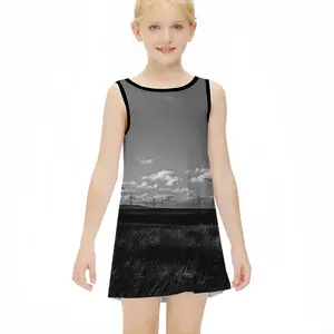 Far North Wind Turbine Children's Sleeveless Dress