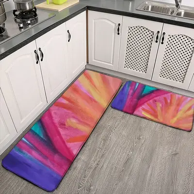 Colorful Straws Kitchen Floor Mats (Multi-Size)