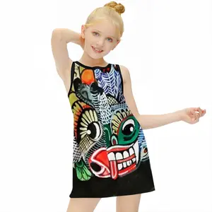 Two-Faced Demon Children's Sleeveless Dress