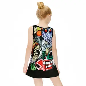 Two-Faced Demon Children's Sleeveless Dress