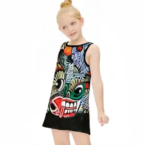 Two-Faced Demon Children's Sleeveless Dress