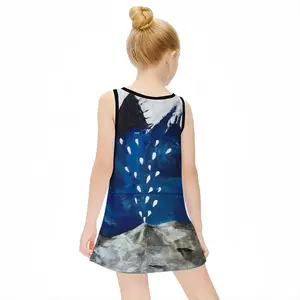 The Fish That Doesnt Know How To Swim Children's Sleeveless Dress