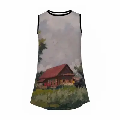 Crane Nest Children's Sleeveless Dress