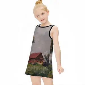 Crane Nest Children's Sleeveless Dress