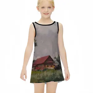 Crane Nest Children's Sleeveless Dress