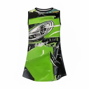 Porsche Gt3 Crash Children's Sleeveless Dress