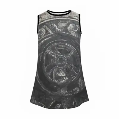 Death Helmet Children's Sleeveless Dress