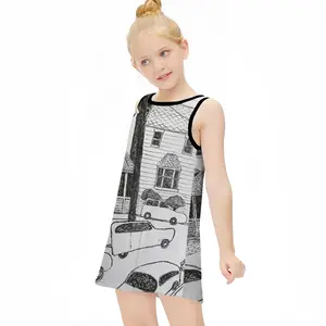 You Are Being Watched Children's Sleeveless Dress