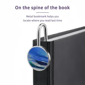 Into The Great Blue Metal Bookmark