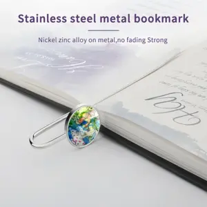 Boy With Bird Metal Bookmark