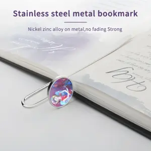 Angel With Cat Metal Bookmark