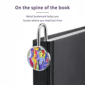 Woman Talk Metal Bookmark