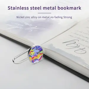 Woman Talk Metal Bookmark