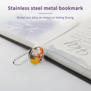 Little Girl With A Fox Metal Bookmark