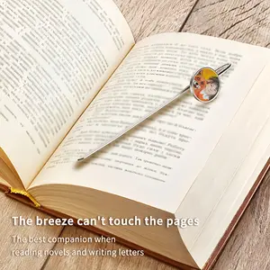 Little Girl With A Fox Metal Bookmark