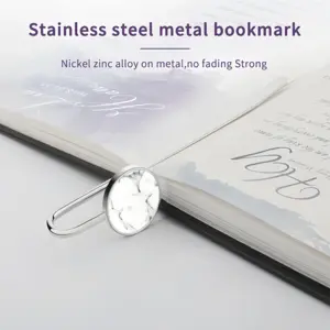 Diary With Lilies Metal Bookmark