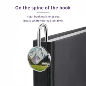 The White Horse Metal Bookmark