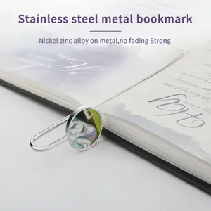 The White Horse Metal Bookmark