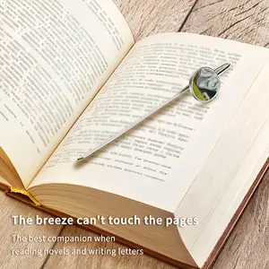 The White Horse Metal Bookmark