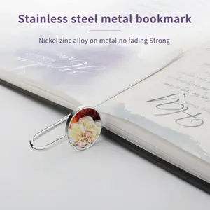 Roses Metal Bookmark