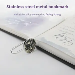 Gas Works Metal Bookmark