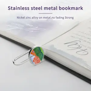 Verdant Curtain Metal Bookmark