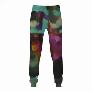 Men Floating Pink Sweatpants