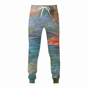 Men Alligator In Plastic River Sweatpants