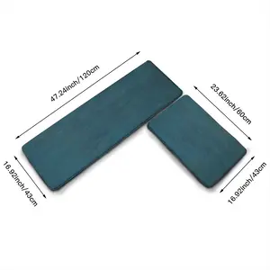 Aqua Blue Kitchen Floor Mats (Multi-Size)