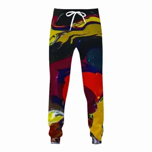 Men Running In Paint Sweatpants