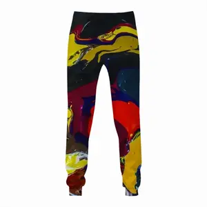 Men Running In Paint Sweatpants