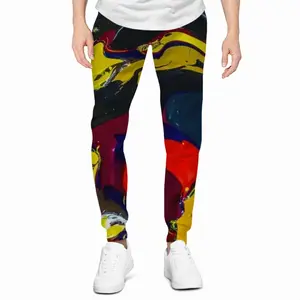 Men Running In Paint Sweatpants