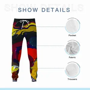 Men Running In Paint Sweatpants