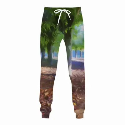 Men Waterfront Trees Alley Sweatpants