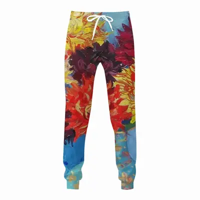 Men “Oriental Motif” Sweatpants