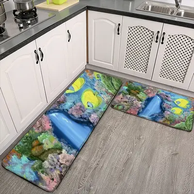 Underwater Meditation Kitchen Floor Mats (Multi-Size)