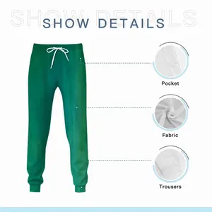 Men Emerald And Blue Ii Sweatpants