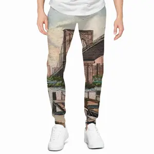 Men Brooklyn Bridge In Oil Sweatpants